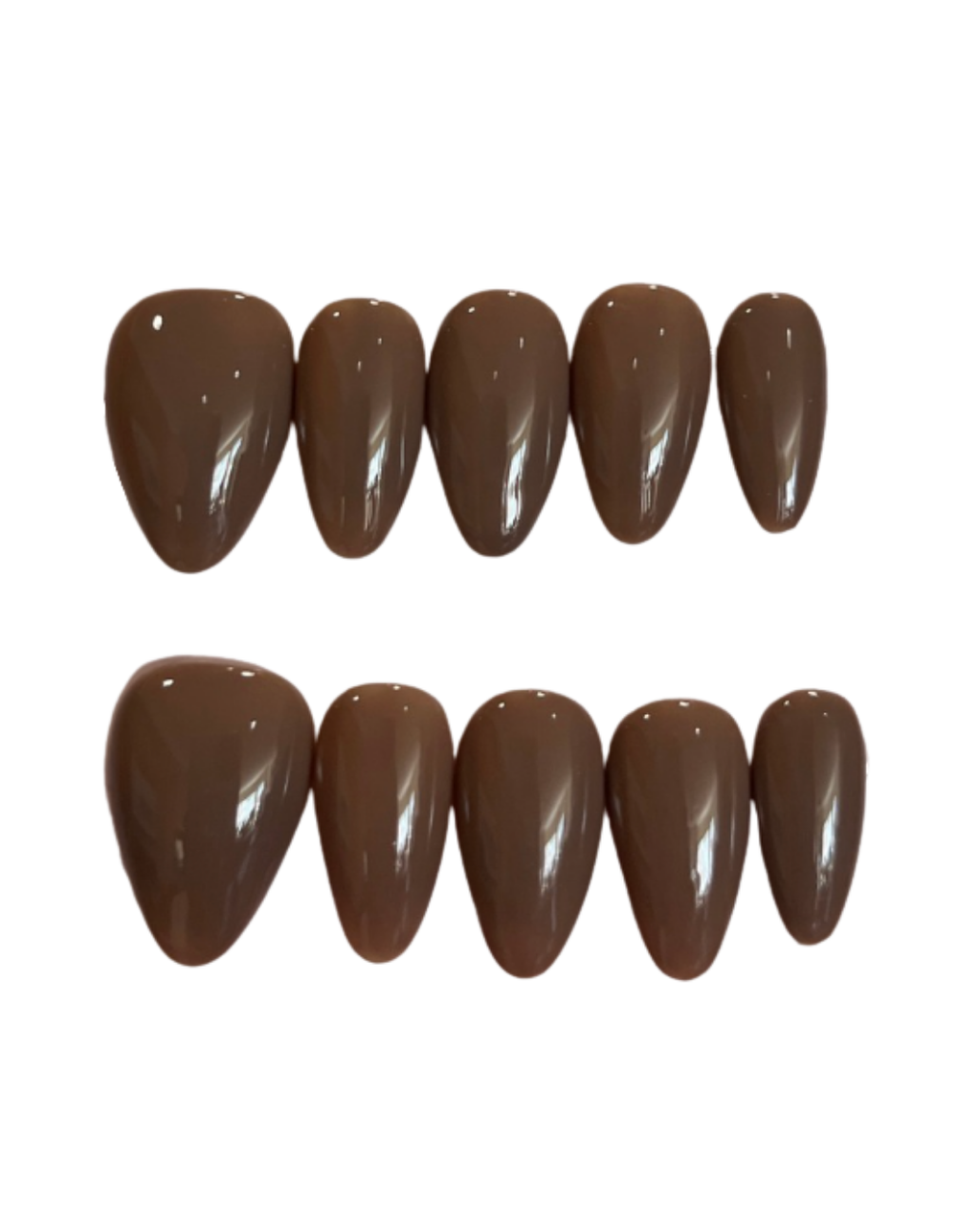 Espresso｜Handcrafted Press-On Nails | The Pink Nails