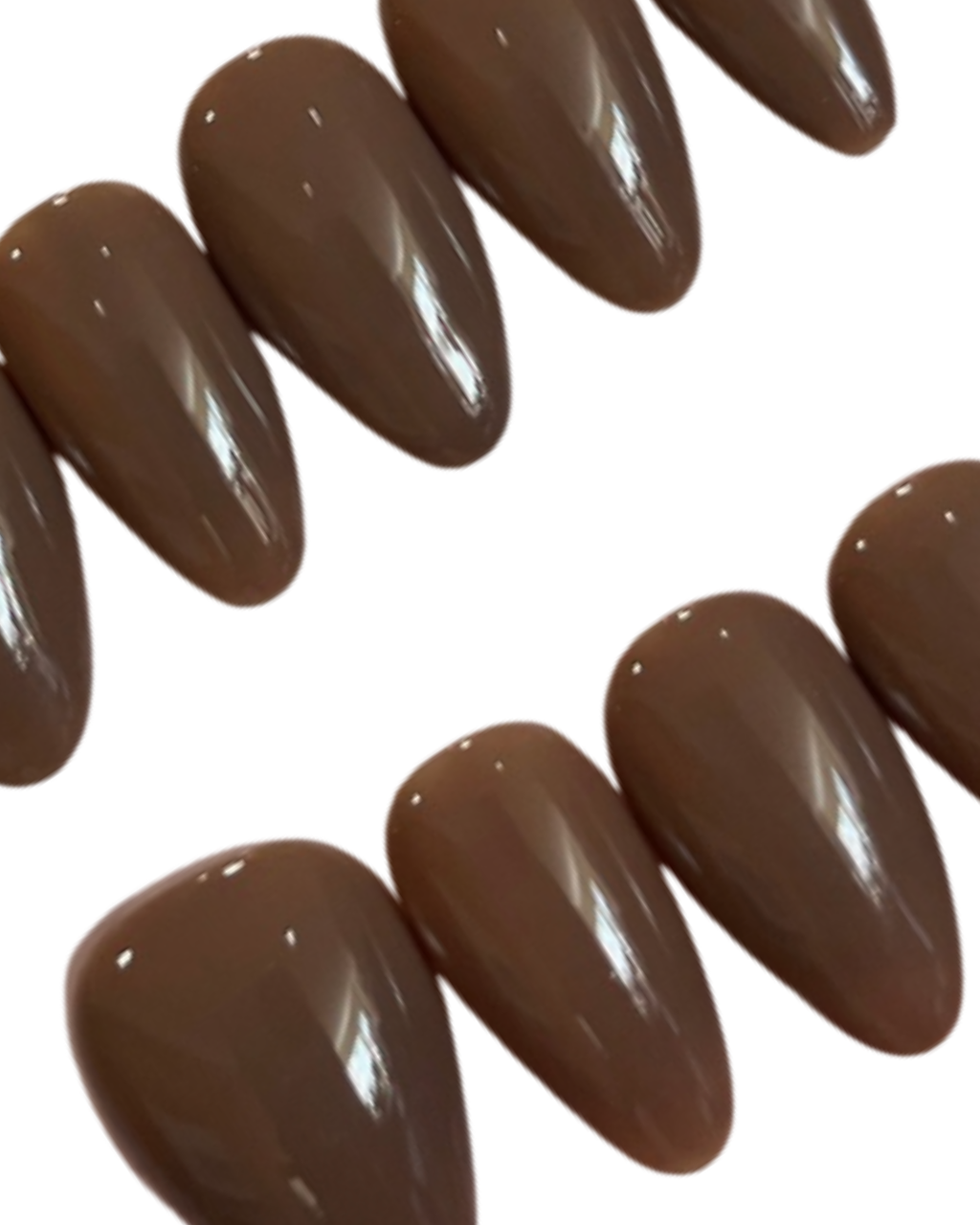 Espresso｜Handcrafted Press-On Nails | The Pink Nails