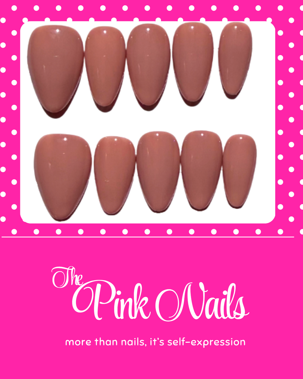 Mauve ｜Handcrafted Press-On Nails | The Pink Nails