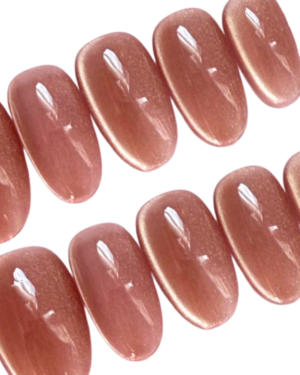 Sakura Pink Cat Eye Manicure｜Handcrafted Press-On Nails | The Pink Nails