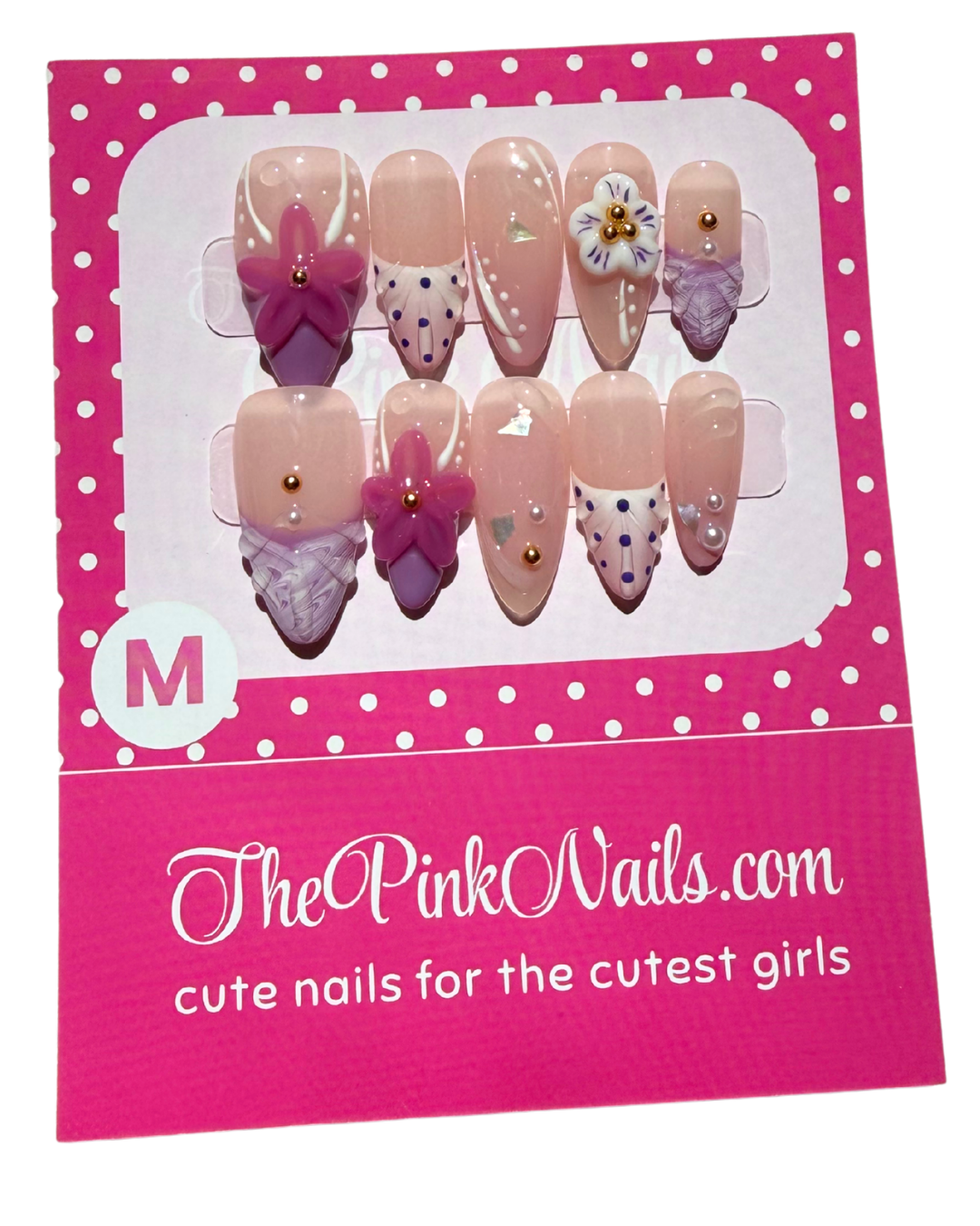 Passion Fruit Pretty｜Handcrafted Press-On Nails | The Pink Nails