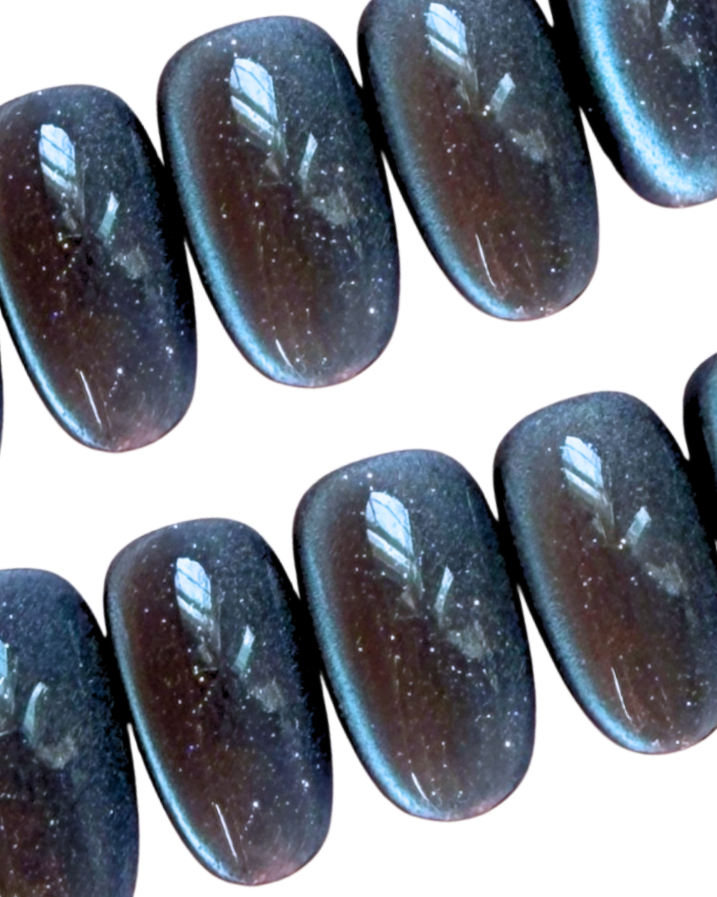 Blue Galaxy｜Handcrafted Press-On Nails | The Pink Nails