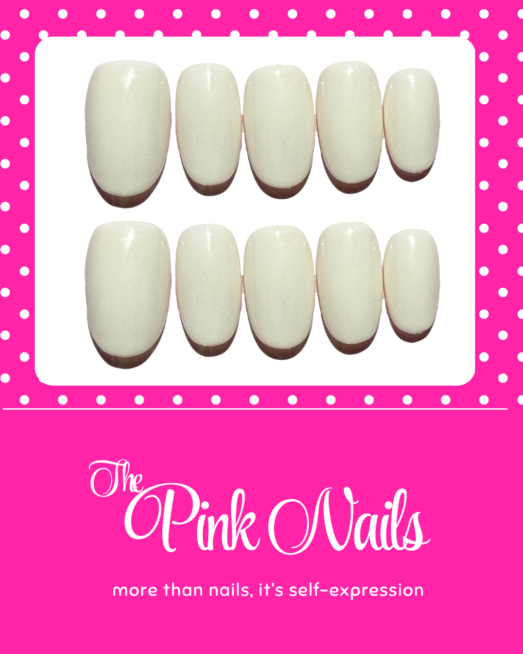 Pearl｜Handcrafted Press-On Nails | The Pink Nails
