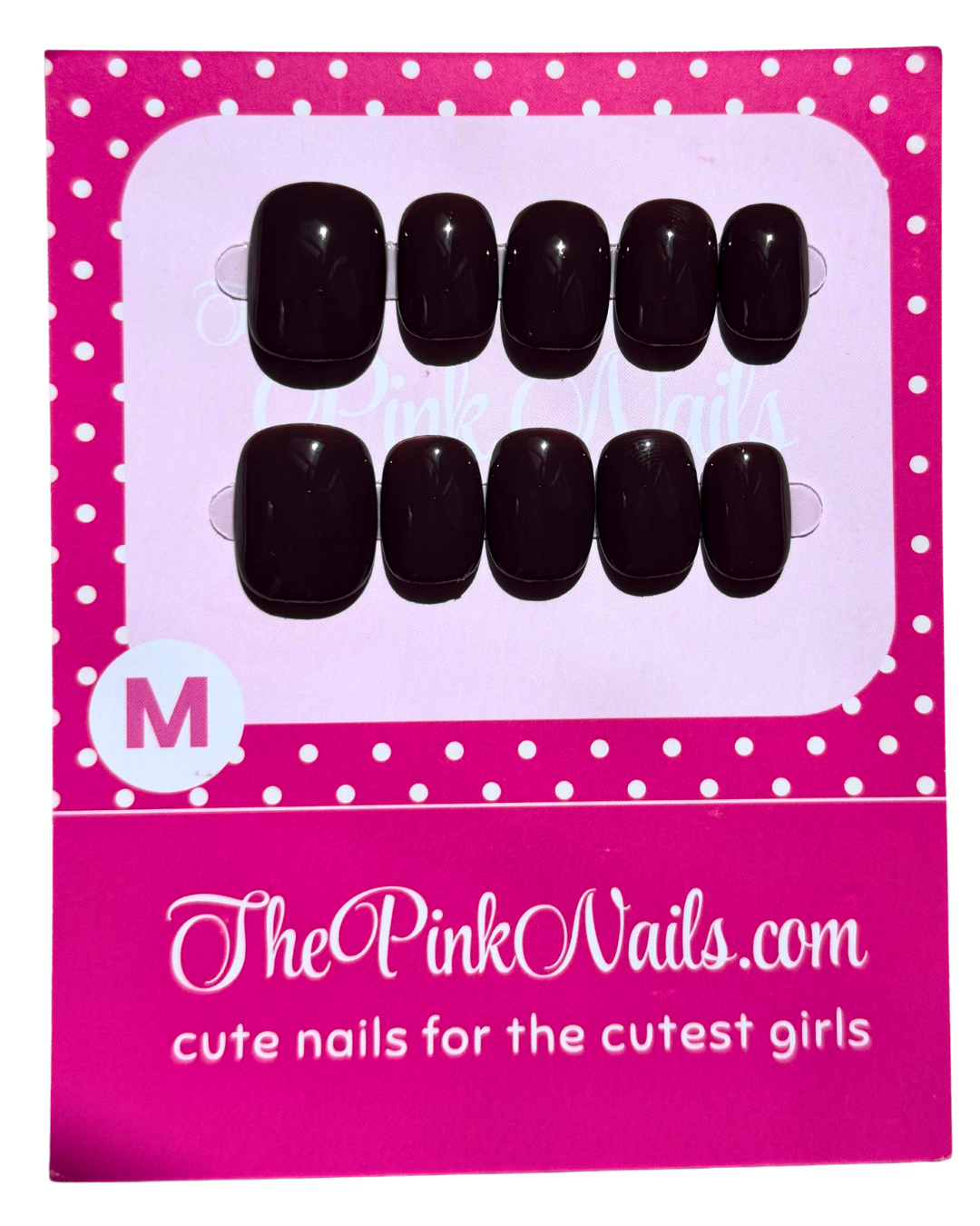 Onyx｜Handcrafted Press-On Nails | The Pink Nails