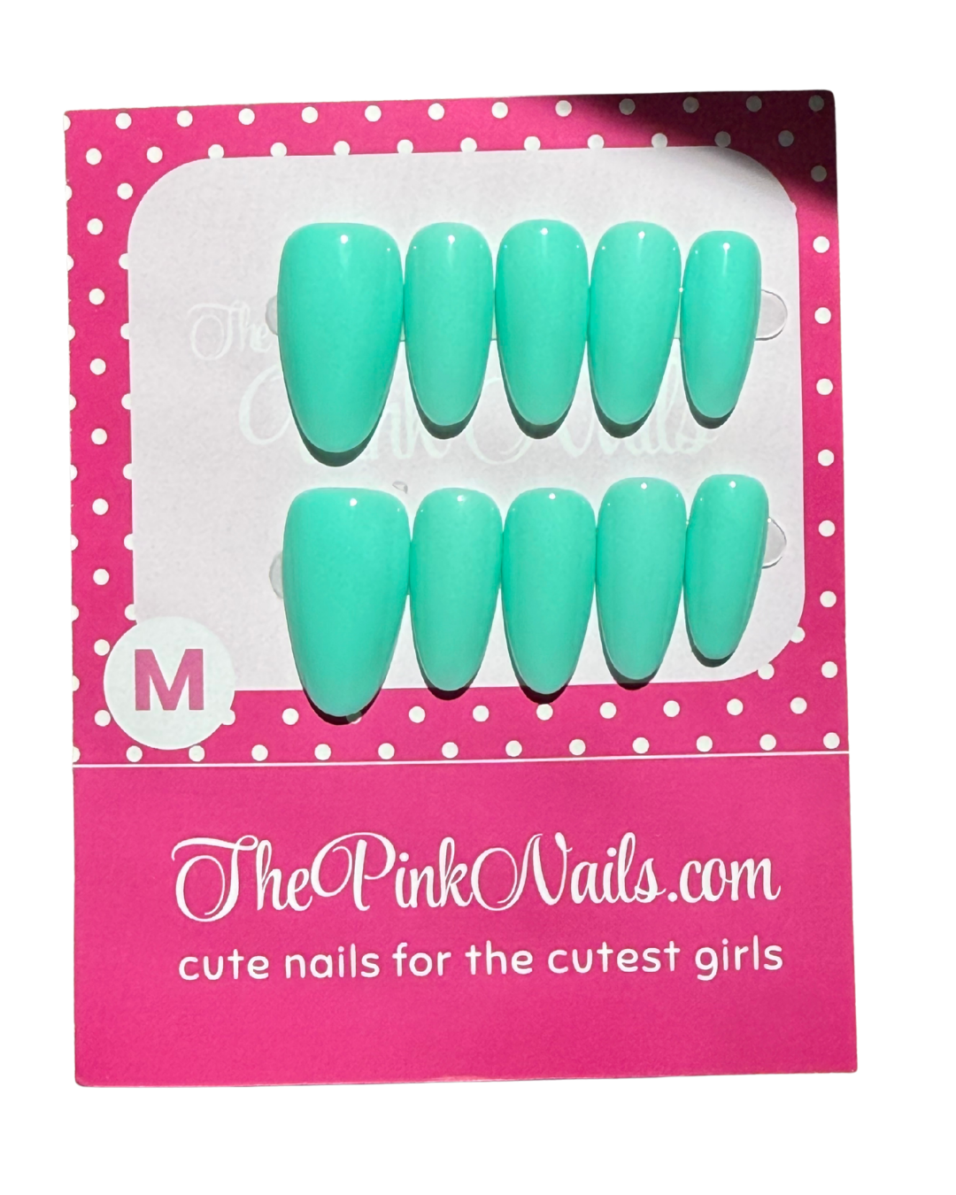 Turquoise ｜Handcrafted Press-On Nails | The Pink Nails