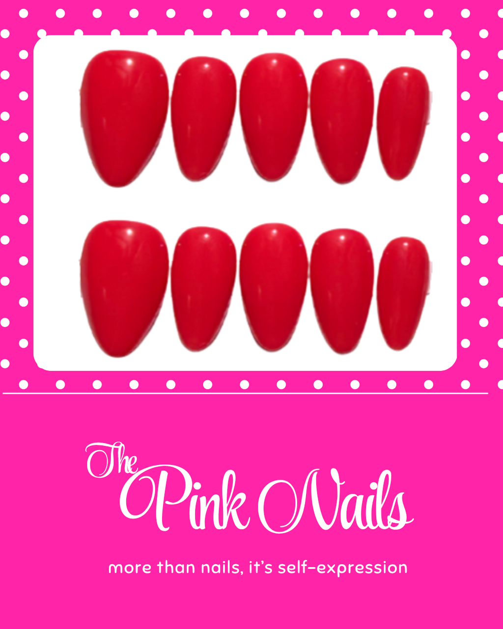 Spicy｜Handcrafted Press-On Nails | The Pink Nails