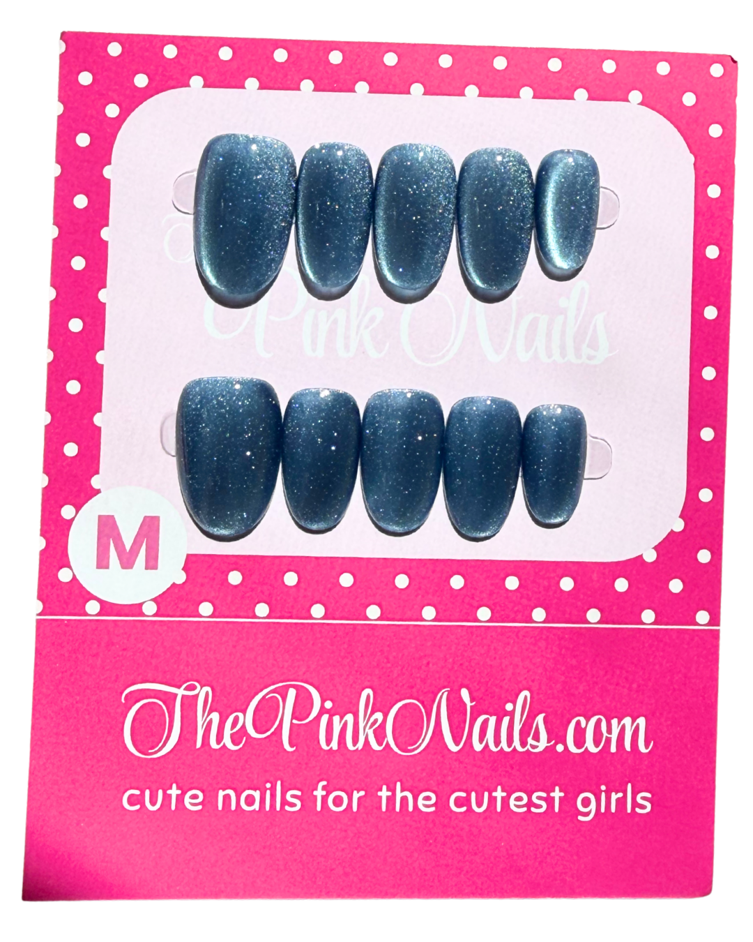Blue Galaxy｜Handcrafted Press-On Nails | The Pink Nails