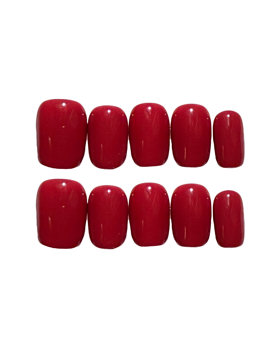 Scarlet ｜Handcrafted Press-On Nails | The Pink Nails