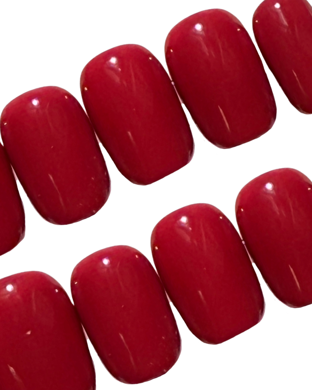 Scarlet ｜Handcrafted Press-On Nails | The Pink Nails