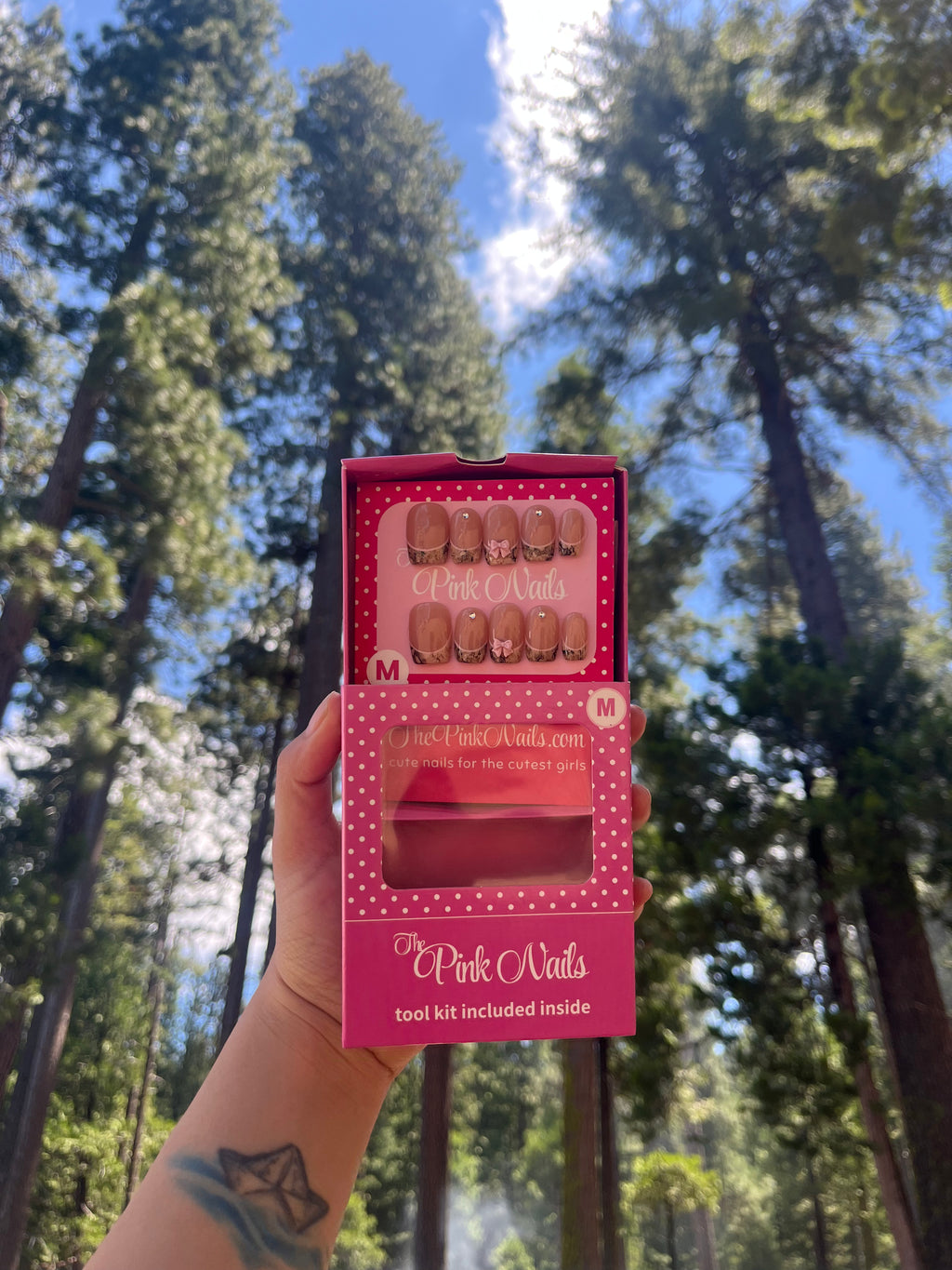 Camo Darling ｜ Handcrafted Press-On Nails | The Pink Nails