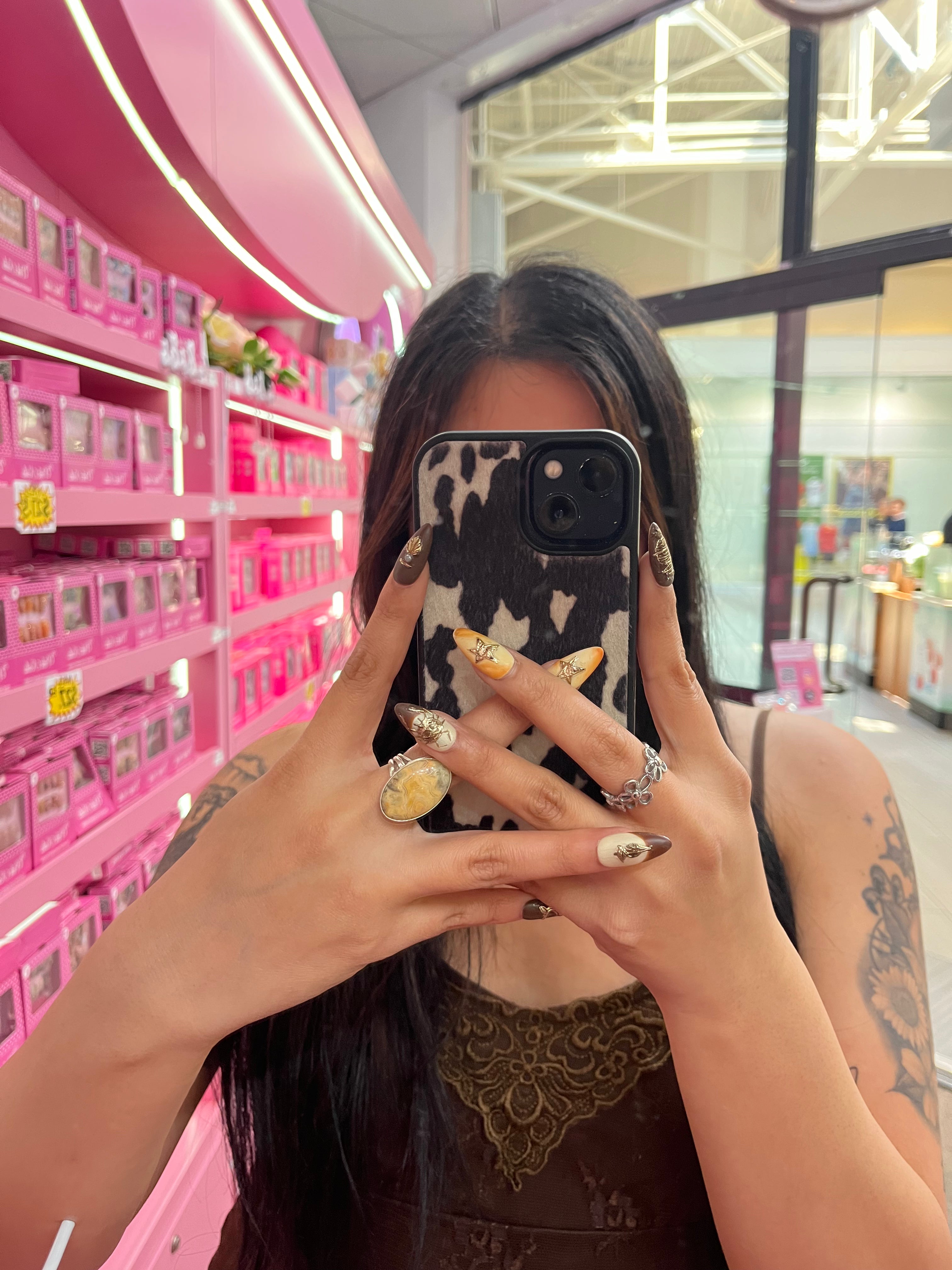Metallic Beach ｜ Handcrafted Press-On Nails | The Pink Nails