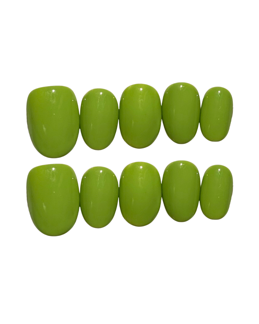 Forest Green ｜Handcrafted Press-On Nails | The Pink Nails