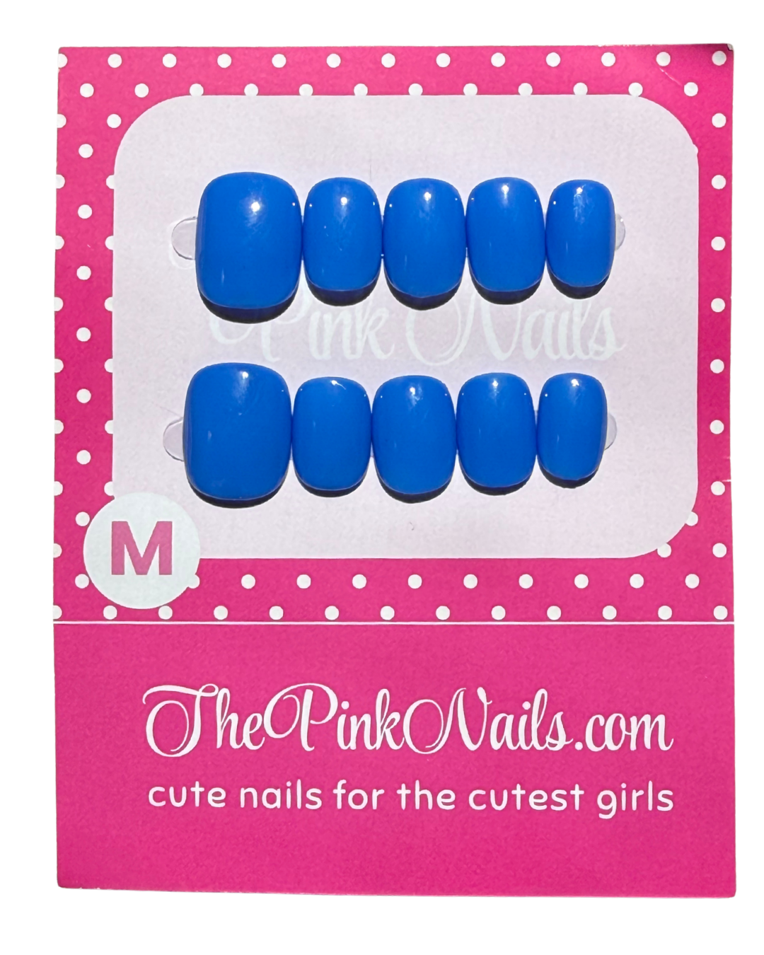 Ocean Blue ｜Handcrafted Press-On Nails | The Pink Nails