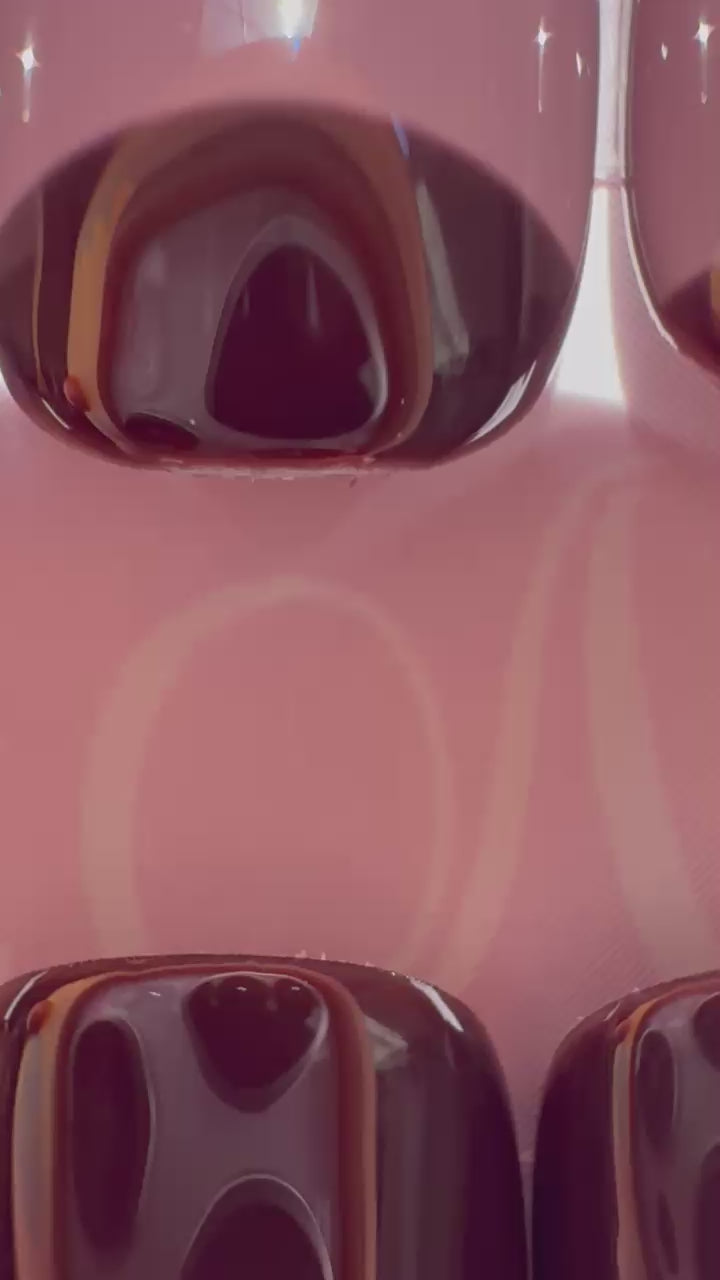 Onyx｜Handcrafted Press-On Nails | The Pink Nails